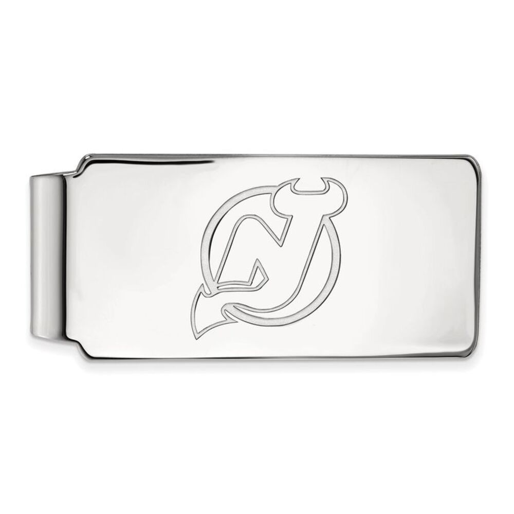 Sterling Silver NHL New Jersey Devils Money Clip